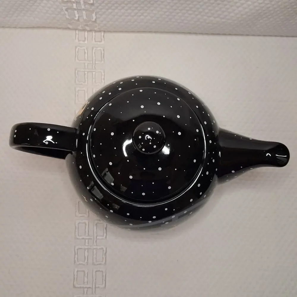Star Wars Tea Pot Black Galactic Republic's Crest & Tie Fighters Lucasfilm New
